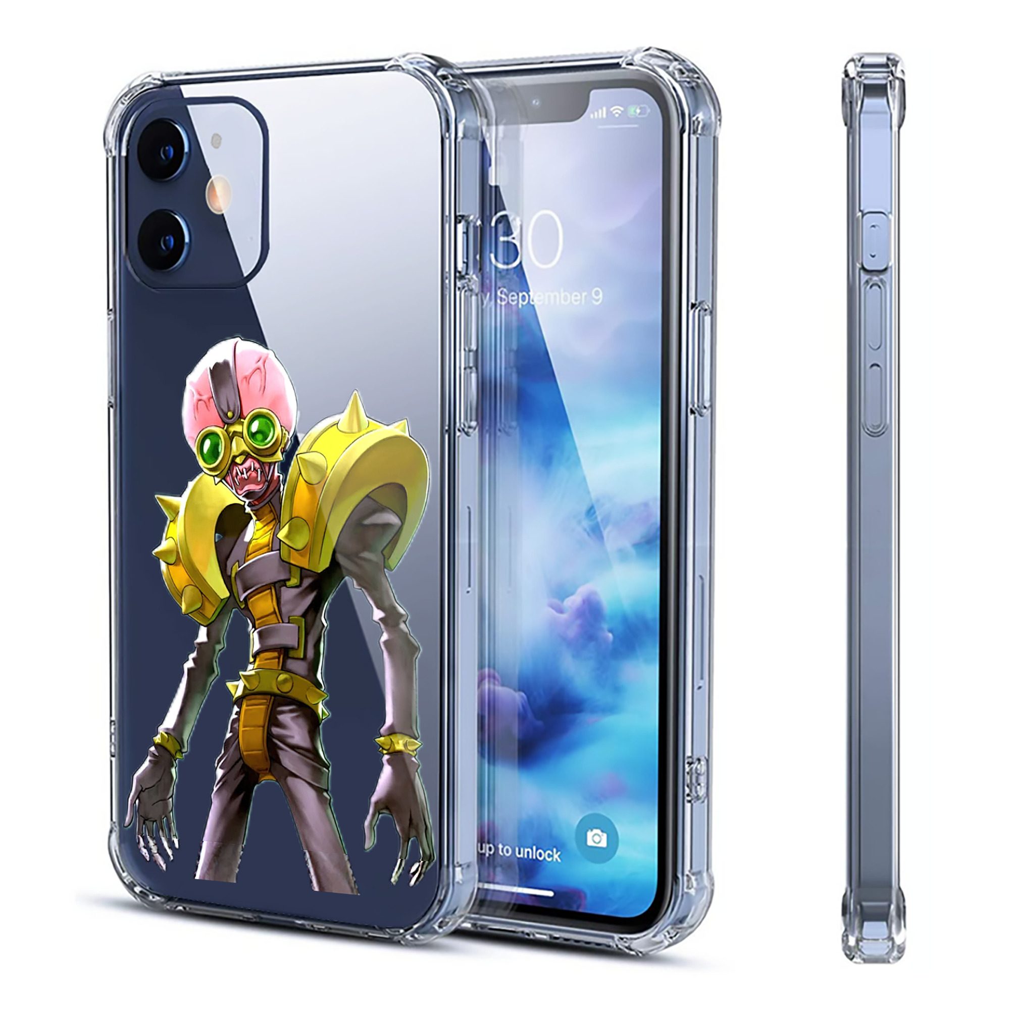 （画像用） 遊☆戯☆王 Yu-Gi-Oh! 【iPhone 12シリーズ対応】透明スマホケース（クリアソフトケース）